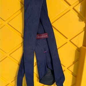 Oscar de la Renta Deep Blue Tie